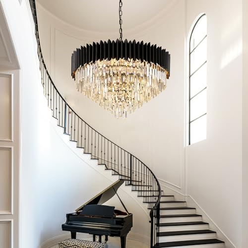 Luxury Crystal Chandelier Black Chandeliers