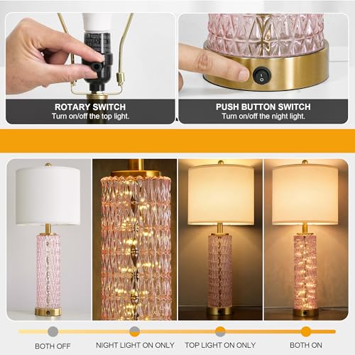 27.75" Modern Table Lamps Set of 2 (2 Count)