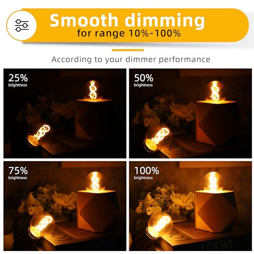 E12 Amber Light Bulbs 25 watt (6 Count)