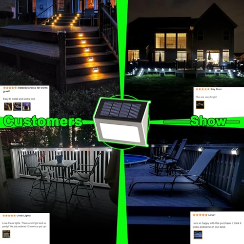 Solar Powered Lights Ideal for Step (6 Count)