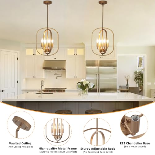 Gold Chandelier for Dining Room Light Fixture
