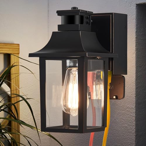 Porch Lights with GFCI Outlet