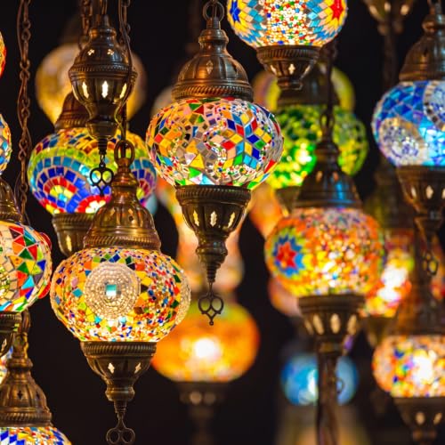 Turkish Lamp Moroccan Floor Lamp Handmade Globe Living Floor Lighting Bohemia Standing Lighting for Decorative Home Designs