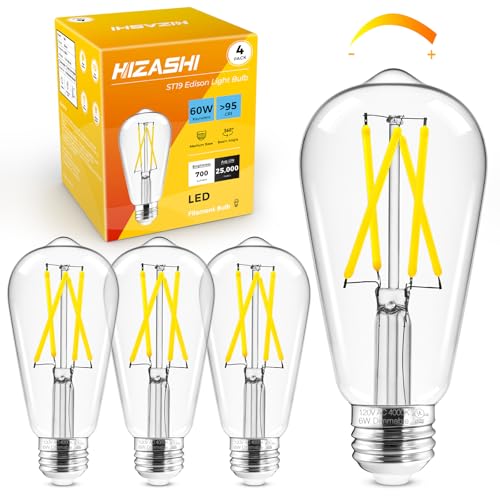 Edison Bulbs Dimmable (4 Count)