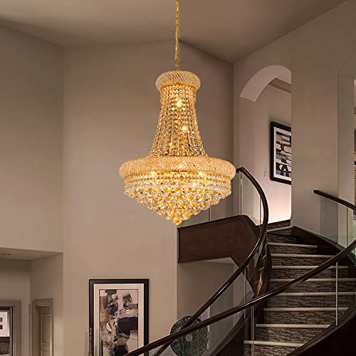 Gold Crystal Chandeliers for Dining Room