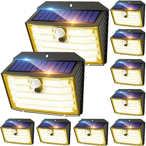Solar Lights Outdoor [𝟏𝟎 𝐏𝐚𝐜𝐤 (10 Count)