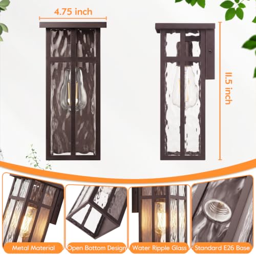 Outdoor Wall Light Fixtures (2 Count)