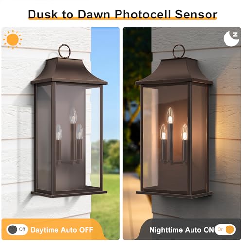 Dusk to Dawn Outdoor Wall Sconce