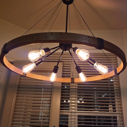 4 Pack Edison Light Bulb 60 Watt Dimmable ST58 Vintage Warm Bulb (4 Count)