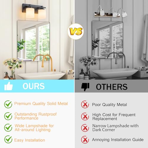 Modern Bathroom Light Fixtures Over Mirror