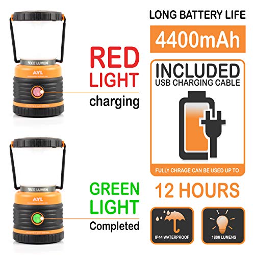 LED Camping Lantern Rechargeable (2 Count)