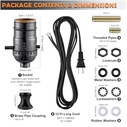 Lamp Rewire Kit