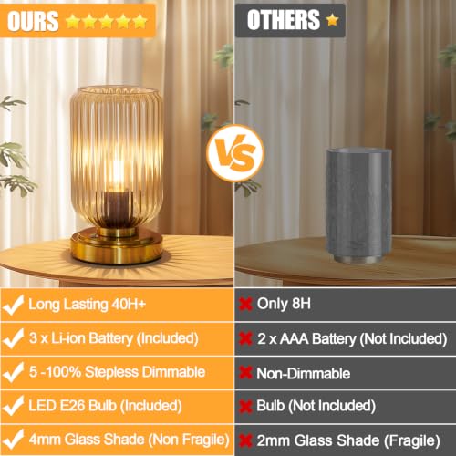 Cordless Table Lamp for Bedroom