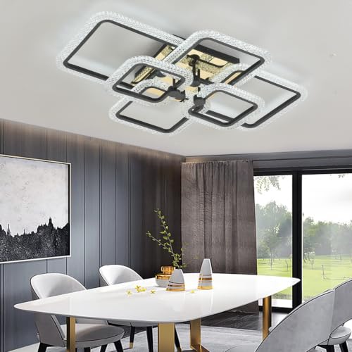 Remote Control Dimmable Square White Acrylic Ceiling Light