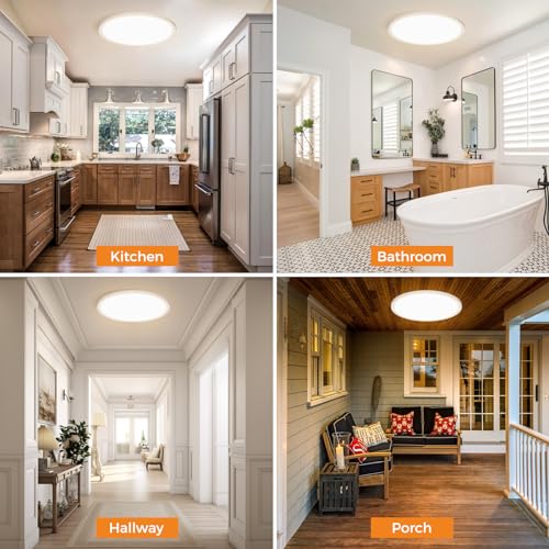8PACK LED Flush Mount Ceiling Light Fixture (8 Count)