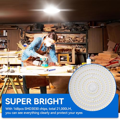 6 Pack UFO High Bay Led Shop Lights 150W (6 Count)