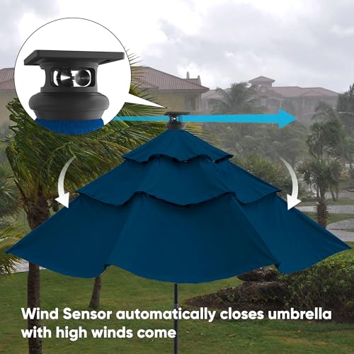 Height 2 Series Motorized Patio Umbrella