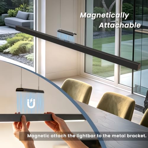 Battery Operated Linear Pendant Light