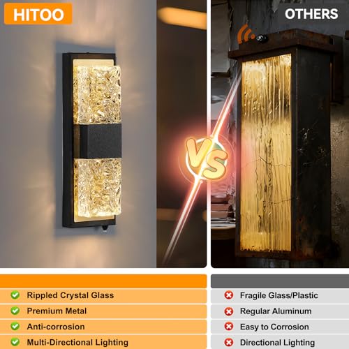14.2" Dusk to Dawn Outdoor Wall Light