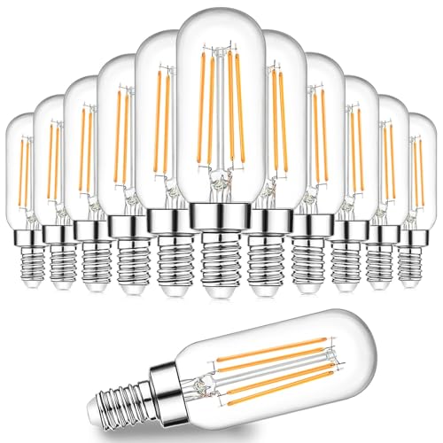 E12 Candelabra Edison Bulbs 60 Watt Equivalent (12 Count)