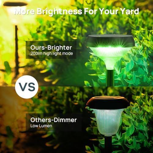 Solar Lights Outdoor 8 Pack (8 Count)