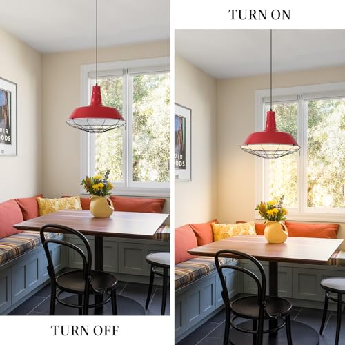 Red Pendant Lights Kitchen Island