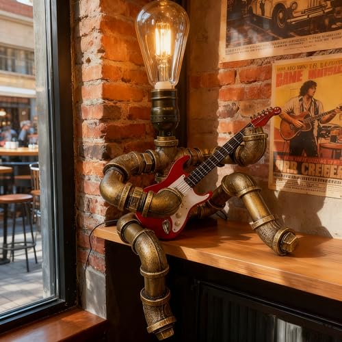 Cool Lamps Cool Industrial Guitar Lamp