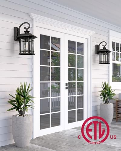 16.7" Large Bronze Porch Lights