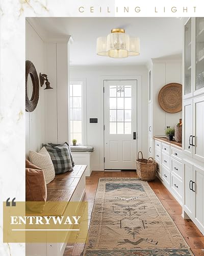 Rattan Light Fixtures Ceiling Mount