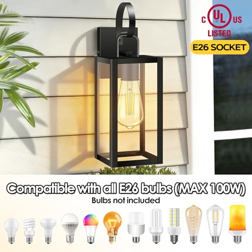 15'' Outdoor Wall Light with Closed Bottom
