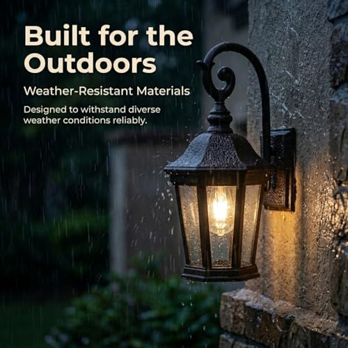 Brown Exterior Wall Sconces