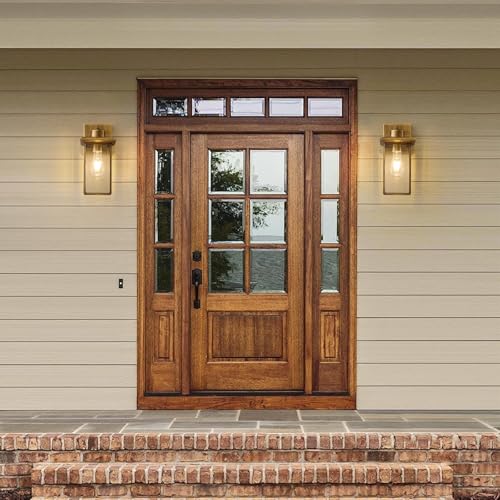 Brass outdoor sconces (2 Count)