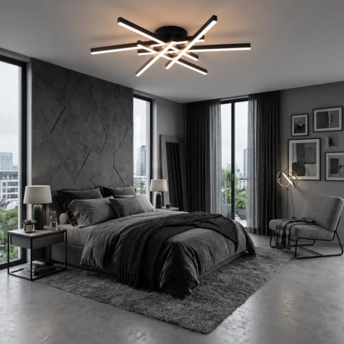 Semi Flush Mount Modern Light Fixture