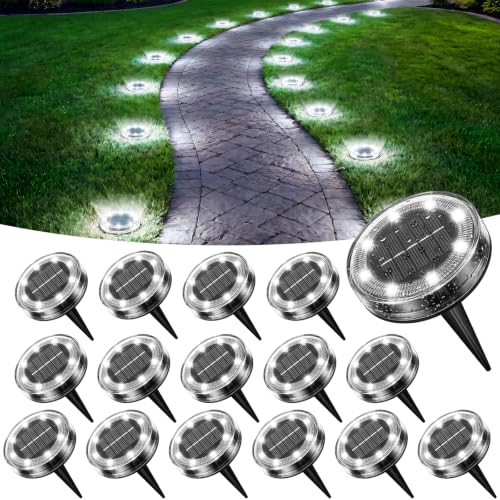 Solar Ground Lights Outdoor Anti