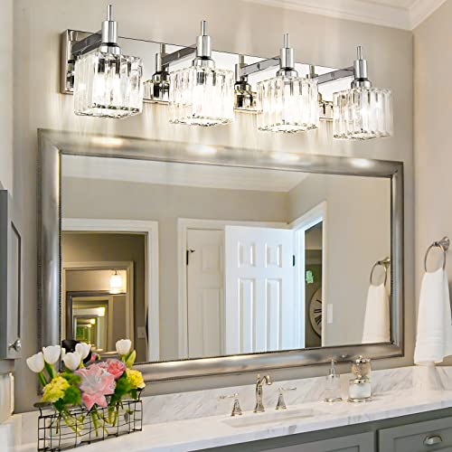 Modern Crystal Bathroom Vanity Light 4
