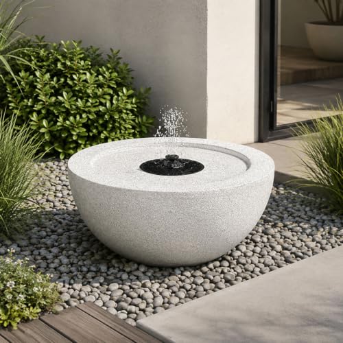 Solar Powered Outdoor Water Fountain