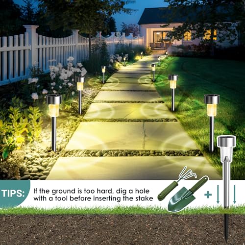 Outdoor Waterproof Solar Garden Lights (12 Count)
