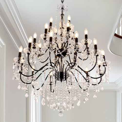 Black Chandelier Light Fixture