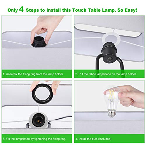 Bedside Touch Control Table Lamps