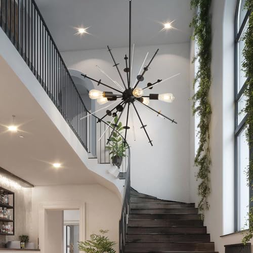 Modern Black Chandelier
