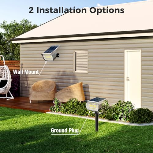 Solar Spot Lights Outdoor (4 Count)