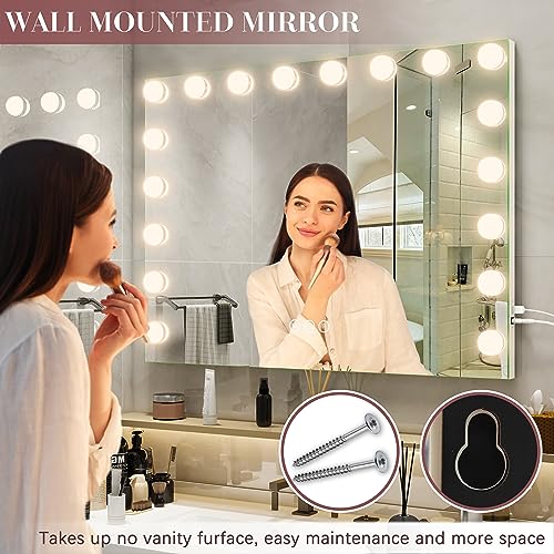 32"x24" Hollywood Vanity Mirror with Lights