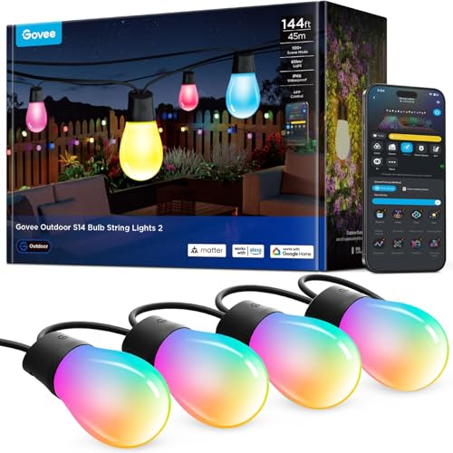 S14 Bulb Outdoor String Lights 2 (144 Foot)