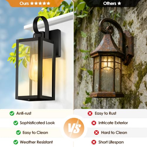 15'' Outdoor Wall Light with Closed Bottom