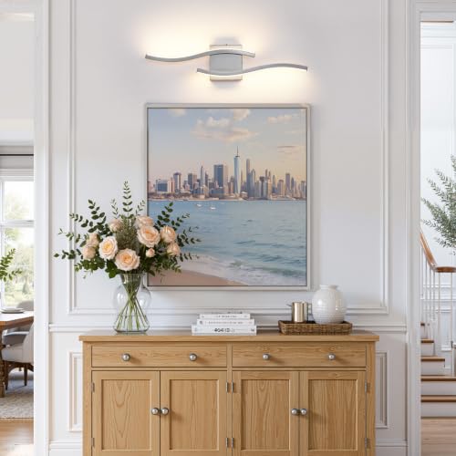 Nickel LED Bathroom Vanity Lights
