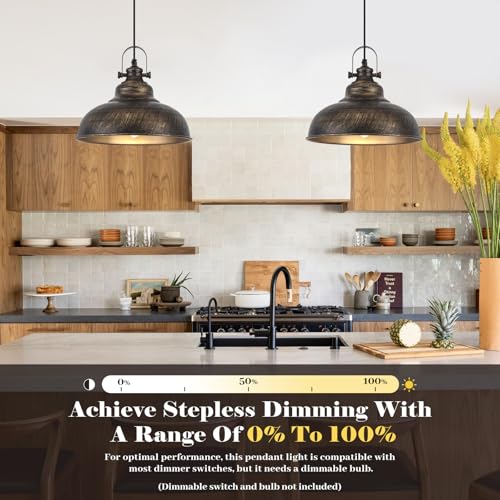 Gold Pendant Lights Kitchen Island (2 Count)