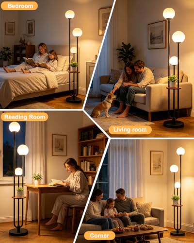 Dimmable Floor Lamp for Living Room 3 (3 Count)