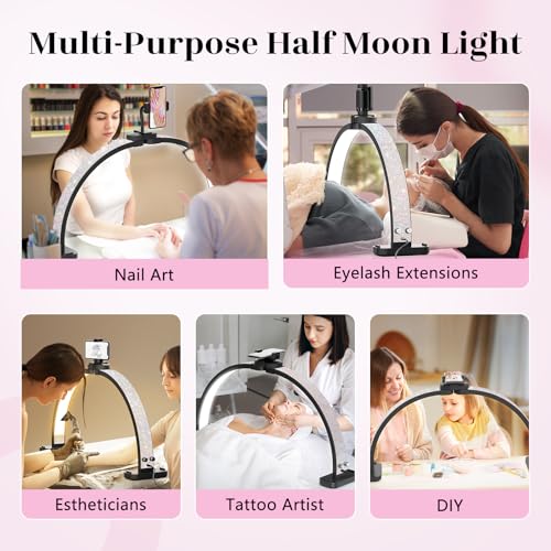 Half Moon Manicure Table Light