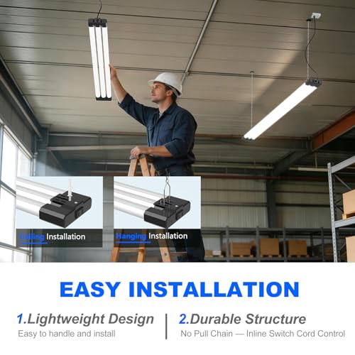 LED Shop Lights 4FT 7500LM (10 Count)