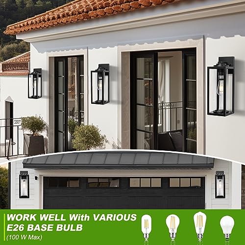 Large Outdoor Wall Lights (2 Count)